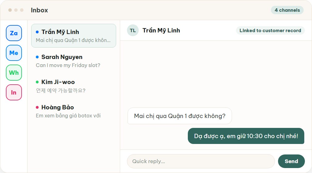 Hộp thư hợp nhất của Qub-X